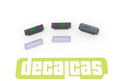 Decalcas 1/24 Scale Detail-Up Blade Fuse Box 8 way & fuses (Type 01) #DCL-PAR117