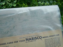 Vintage NABISCO model sports car KITS – Jaguar XK-120M and Buick Skylark – nice