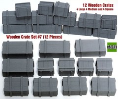 Value Gear 1/24 Universal Gear ”Wooden Crates” (12pcs)