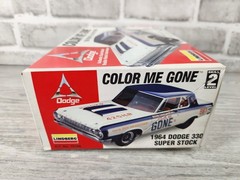 Lindberg Color Me Gone 1964 Dodge 330 Super Stock 1:25 Model Kit N.O.B. 72156