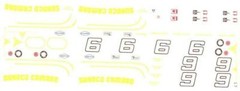 Fred Cady 17 #6/#9 Sunoco Camaro 1969 1/25 decal