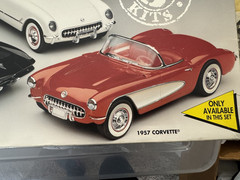 AMT 8175-9330 57 Corvette Parts Kit Bash Chrome Rear Trims #104