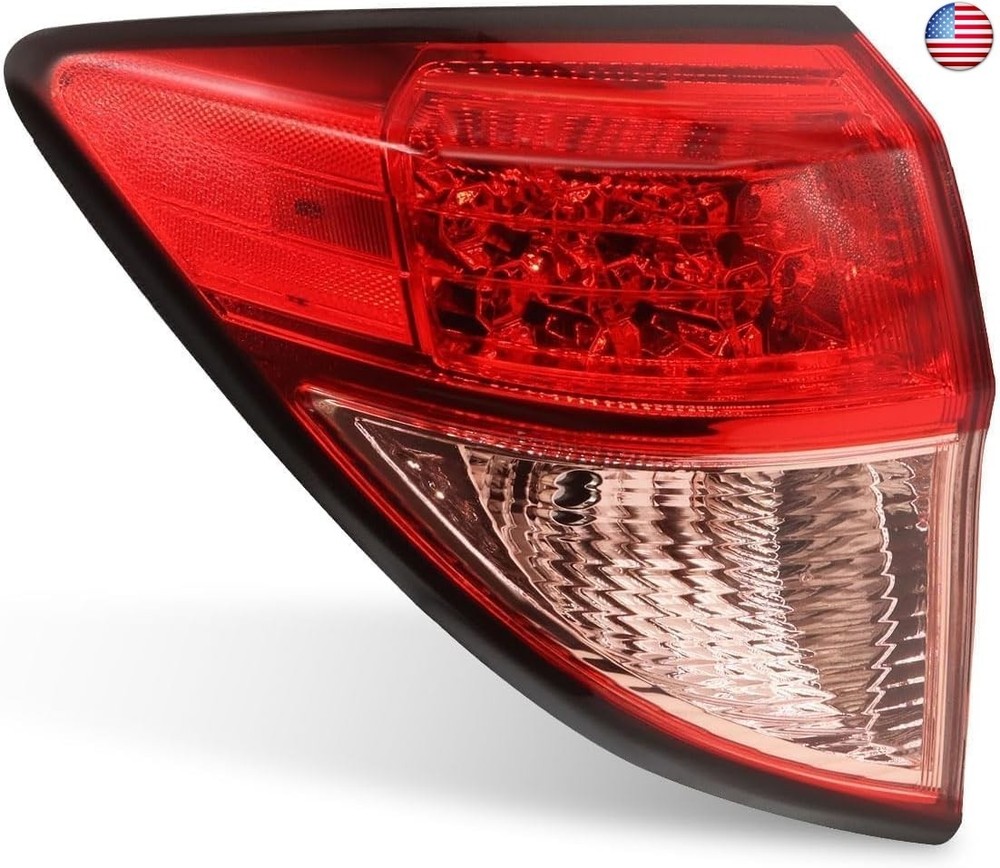 Driver Side Outer Tail Light Red Compatible with HRV HR-V 2016 2017 2018 Rear