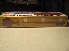 AMT Fruehauf Flat Bed Trailer Sealed packaging. 1/25. 12up