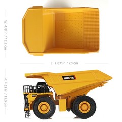 Diecast Masters 1:35 Construction Equipment Large Dump Truck Model Gift for