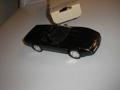 NICE 6063EO AMT Ertl 1989 Chevy C4 Corvette Convertible Promo Black Free SHIP