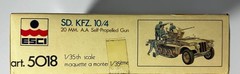 ESCI #5018 1/35 Scale Sd.Kfz. 10/4 2 cm FlaK 30 AA – VTG from 1977, Parts Sealed
