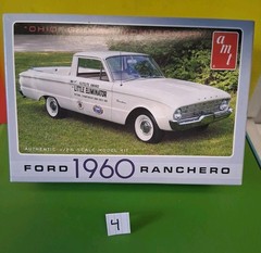 AMT 822 1960 Ford Ranchero Ohio George Montgomery 1/25 Model Little Eliminator