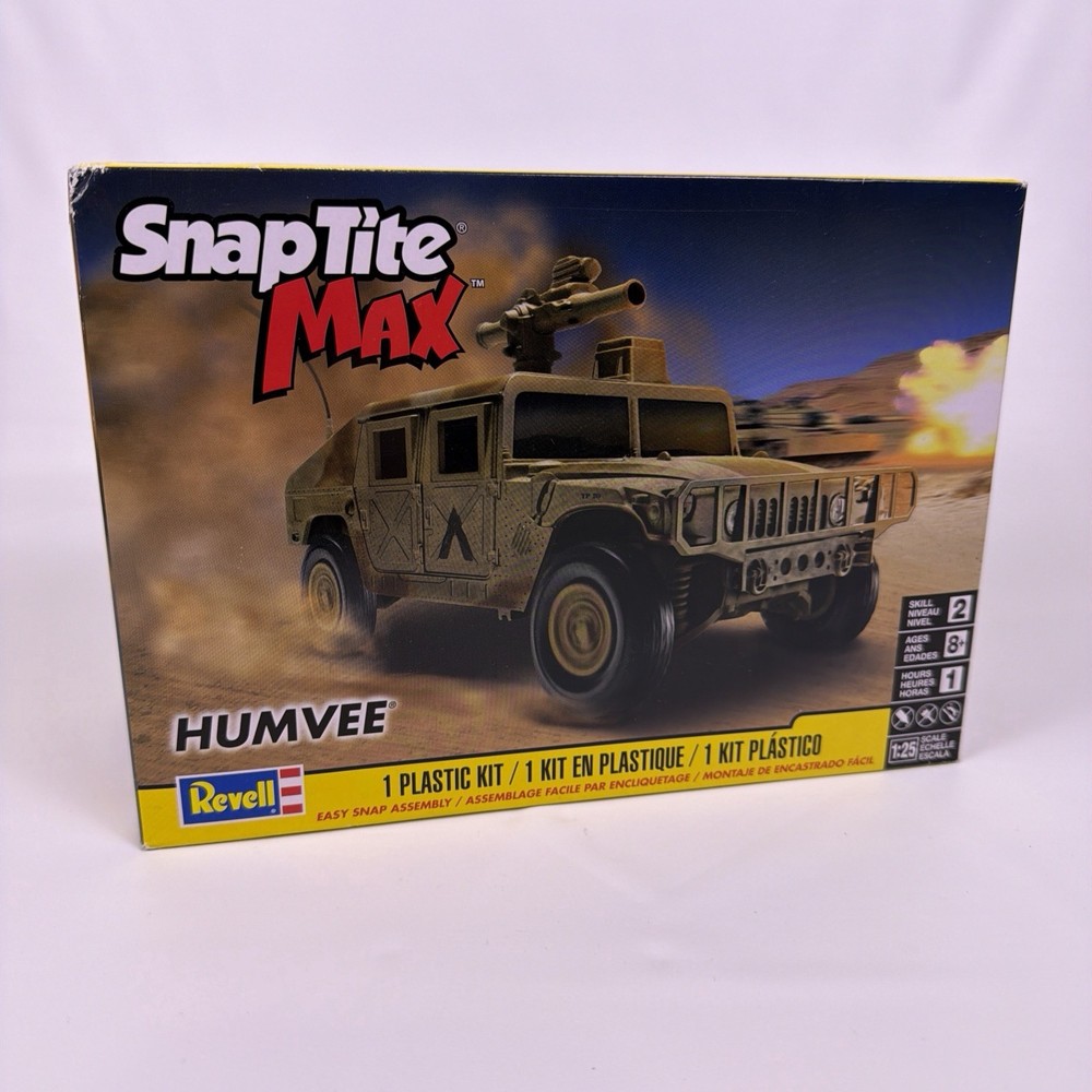 Revell Snaptite Max Military Humvee Hummer 1:25 Model Kit #85-1227