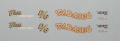 DECALS – Tabasco, Blairs Speed Shop 55 Chev D/Gasser 1967. Nice!