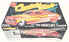 1/25 AMT Lot Of 4 Vintage Car Model Kits (2) 49 Mercury, 39 Ford, 57 T-Bird