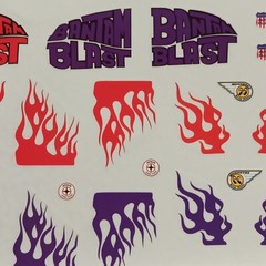 Decal Sheet Bantam Blast Altered Roadster MPC 1/25 AA/FA FUEL Vintage Sponsors