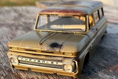 revell 66 chevy suburban Realistic Patina Paint