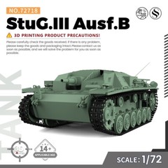 SSMODEL 718 V1.9 1/72 25mm Military Model Kit StuG.III Ausf.B WAR WOT WWII