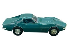 AMT ERTL 1/24 1970 Chevrolet Corvette LT-1 Promo Car Mulsanne Blue 6878 W Decals