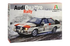 Italeri 3642 1/24 Scale Model Rally Car Kit Audi Quattro 1981 H.Mikkola
