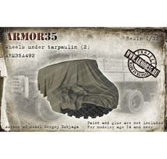 Armor35 1/35 Wheels Under Tarpaulin #2