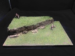 1/35 Scale Military Diorama Base Terrain Display Model Soldiers Figures Diecast