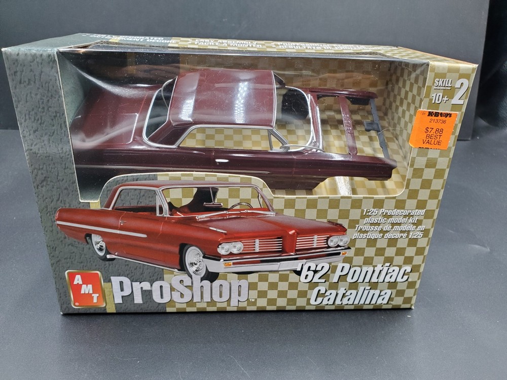 AMT #31279 1962 Pontiac Catalina – Pro Shop Series 1/25 Scale Plastic Model Kit