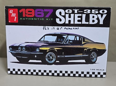 AMT 1:25 1967 Shelby Mustang GT-350 Model Car Kit 2021 New Open Box Sealed Parts