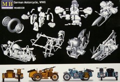 1/35 German Motorcycle WWII BMW R75 Master Box 3528 Plastic Model kit