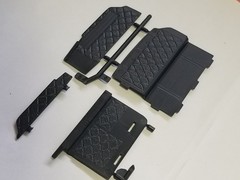 INTERIOR PANELS from Kenworth Aerodyne Cab Over AMT 1:25 Model Kit