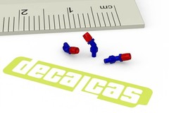 Decalcas 1:20 Scale Detail-Up 1.2mm Hose Joints resin parts Set 3 # DCL-PAR048