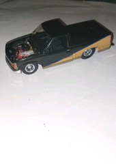 Custom Built Chevy C1500 Pro Street Pickup Model -Custom Painted And Detailed