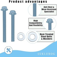 Engine Stand Bolt Kit 3/8-16 Compatible with SBC 305 327 350 383 5.0L 5.7L BBC