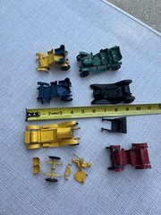 Lot of 5 Vintage 1950s Revell Highway Pioneers Action Miniatures-Parts Restore