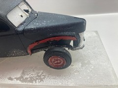 Built Car Model Ford custom display in plastic case