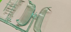 1957 Chevy Bel Air 1/25 Custom Part Buick Grille Blue Glass Windshield Tail lamp