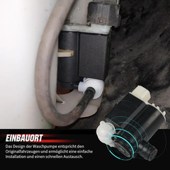 Windshield Washer Pump Replacement for Hyundai, Kia Vehicles – Accent Entourage