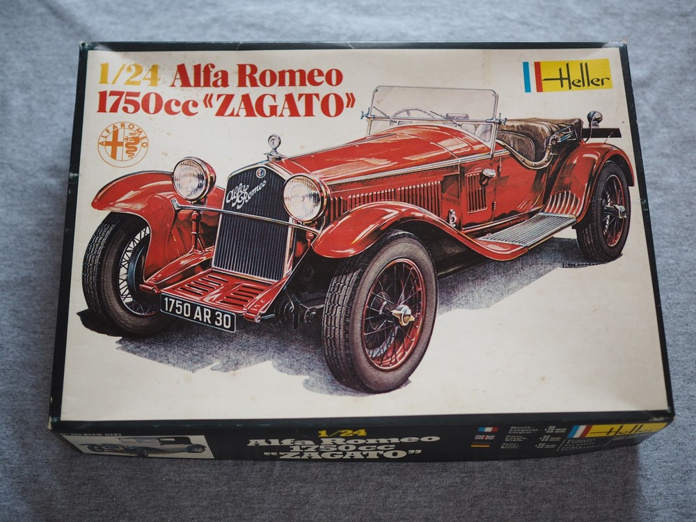 Heller 715 1/24 Alfa Romeo 6C 1750cc Grand Sport Zagato Complete Sealed