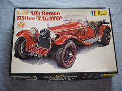 Heller 715 1/24 Alfa Romeo 6C 1750cc Grand Sport Zagato Complete Sealed