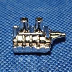 🌟 Oval Case Supercharger 1940 Ford 1:25 Scale 1000s Model Car Parts 4 Sale