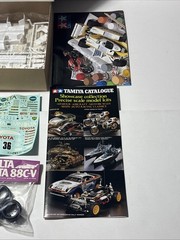 Vintage Tamiya Minolta Toyota 88C-V Race Car Model Kit 1/24 24079