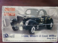 Revell Stone Woods Cook Willys Gasser Drag Racer Model Kit 1:25 SEALED 85-2032