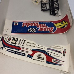 BLUE TANK PORSCHE 935-78 TURBO MODEL KIT 1/28 SCALE Started-parts.