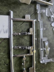Revell 1/24 L.A.P.D. Camaro model Parts Front & Rear Bumpers , Lenses V98C