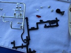 1963 Revell Model Kit 1957 Chevy Chevrolet 1/25 Bel Air Box & Parts Only No Body
