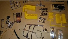 1/8 scale Pontiac engine Lindberg Monogram Revell big deuce Rat Hot Street Rod