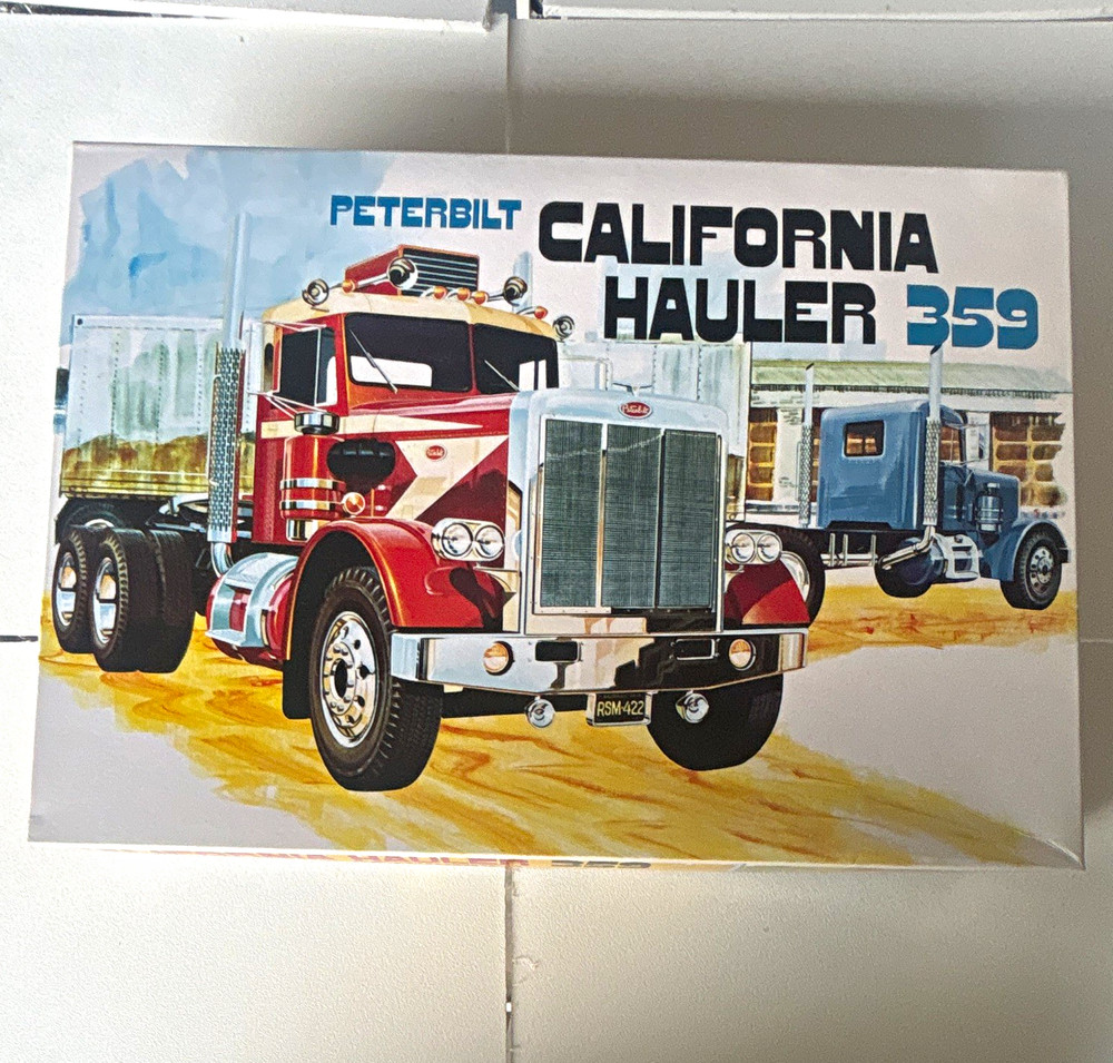 AMT Peterbilt 359 Truck Kit 1:25 Plastic Unassembled Not Painted AMT866/06