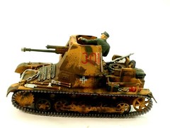 Panzerjager1 Geshutz 4.7cm PAK (t) 1:35 Model Assembled/Painted