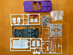 1/25 Revell Snap Tite 1963 Chevy Corvette roadster-bagged kit