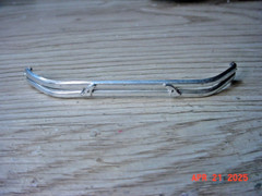 Vintage 30’s 40’s Chrome Front Bumper 1/25 fb422.