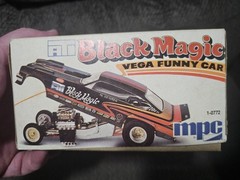 2x MPC 1-0772 BLACK MAGIC VEGA FUNNY CAR 1/25 SCALE Model Kit RARE ***READ***