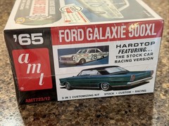 AMT 1965 FORD GALAXIE 500XL STOCK CAR FACTORY SEALED KIT! CIRCA 2014! VMCP!