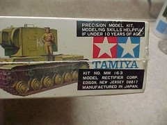 TAMIYA #163 MODEL KIT KV II SEALED ! JAPAN NOS RARE! KV-2 RUSSIAN TANK