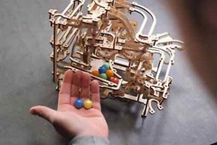 UGEARS Marble Run – Wooden 3D Puzzles Model Kit for Adults and Teens